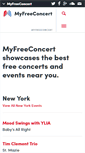 Mobile Screenshot of myfreeconcert.com